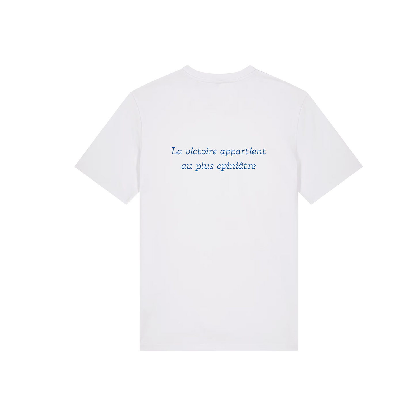 T-shirt "La victoire appartient au plus opiniâtre"