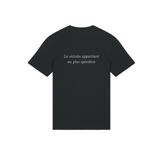 T-shirt "La victoire appartient au plus opiniâtre"