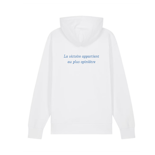 Hoodie "La victoire appartient au plus opiniâtre"