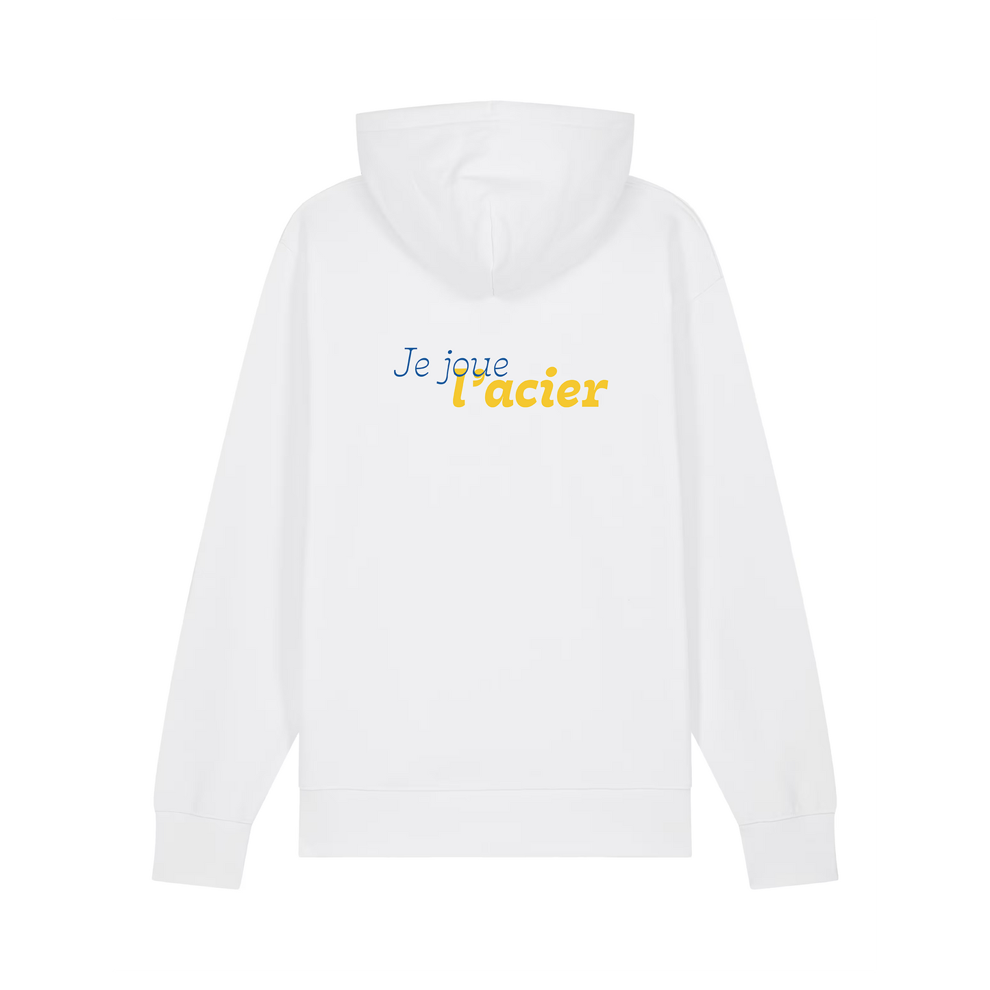 Sweat capuche "Je joue l’acier"