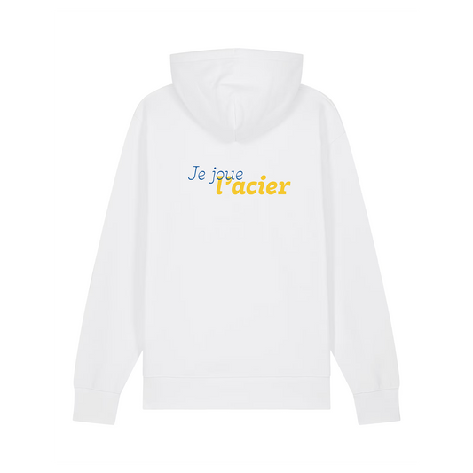 Hoodie "Je joue l’acier"